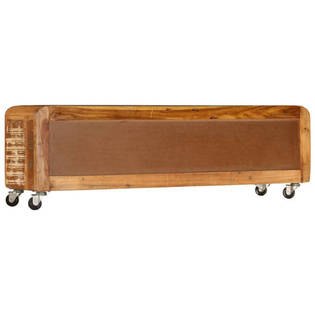 Tv Cabinet 120X30X37 Cm Solid Reclaimed Wood