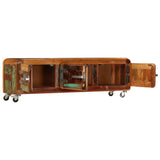Tv Cabinet 120X30X37 Cm Solid Reclaimed Wood