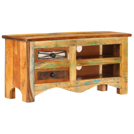 Tv Cabinet 80X30X40 Cm Solid Reclaimed Wood