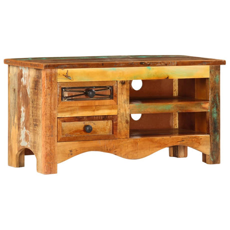 Tv Cabinet 80X30X40 Cm Solid Reclaimed Wood