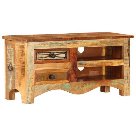 Tv Cabinet 80X30X40 Cm Solid Reclaimed Wood