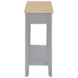 Console Table Grey 110x35x80 cm Wood