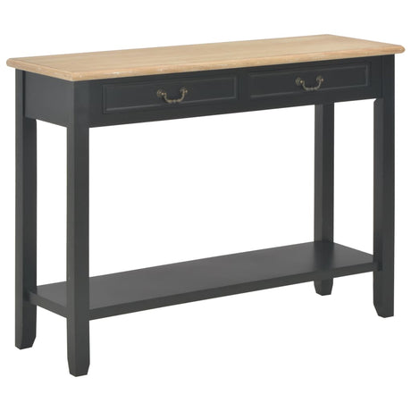 Console Table White 110X35X80 Cm Wood