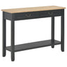 Console Table White 110X35X80 Cm Wood