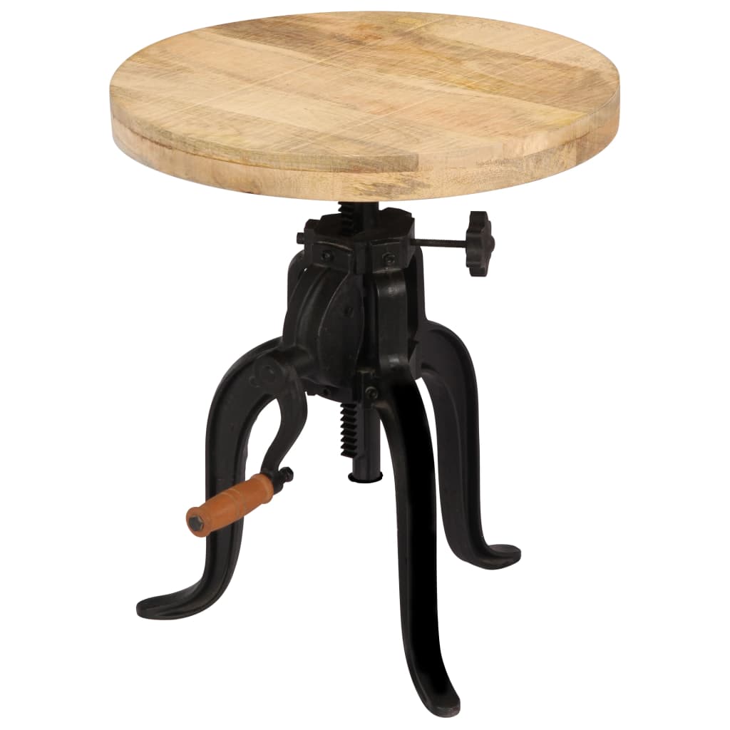 Side Table 45X (45-62) Cm And Cast Iron