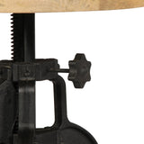 Side Table 45X (45-62) Cm And Cast Iron