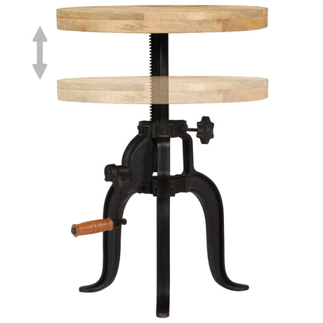 Side Table 45X (45-62) Cm And Cast Iron