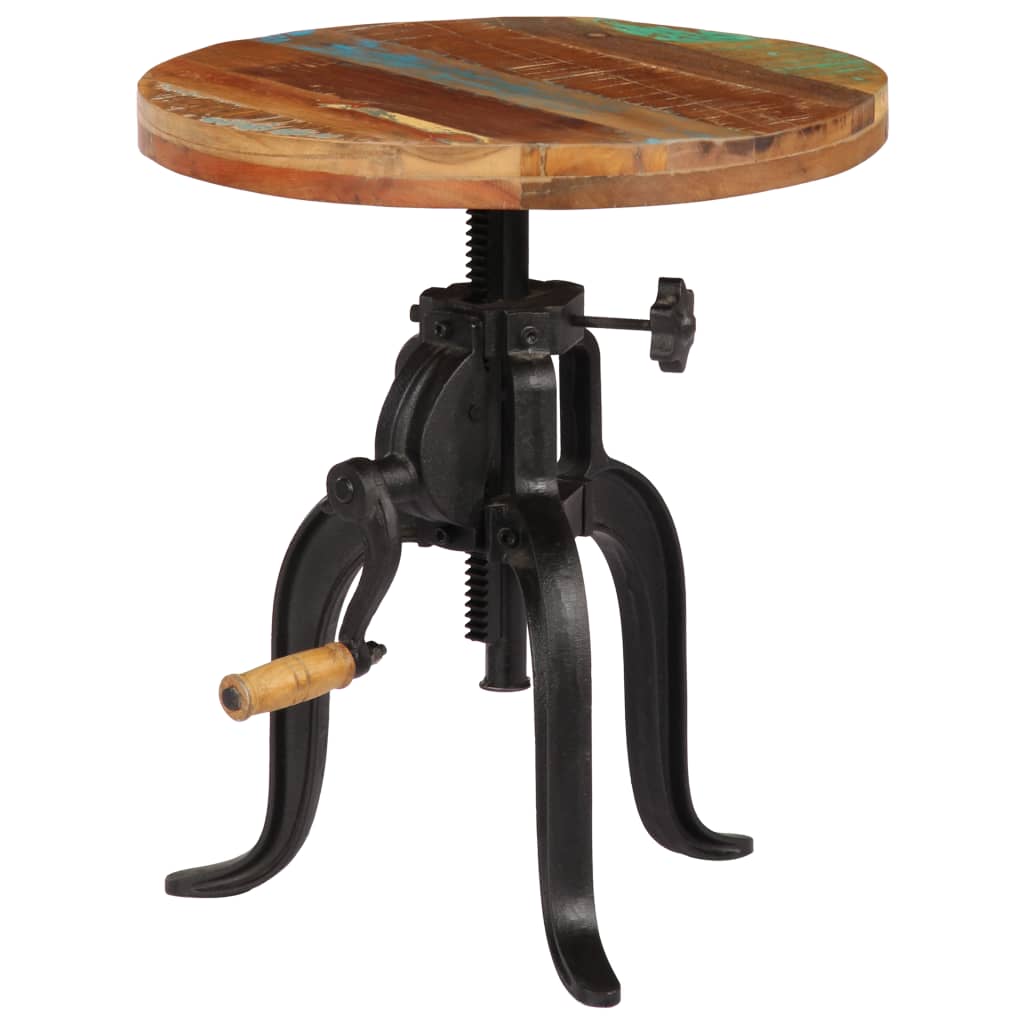Side Table 45X (45-62) Cm And Cast Iron