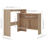 Bar Table With 2 Table Tops 130X40X120 Cm