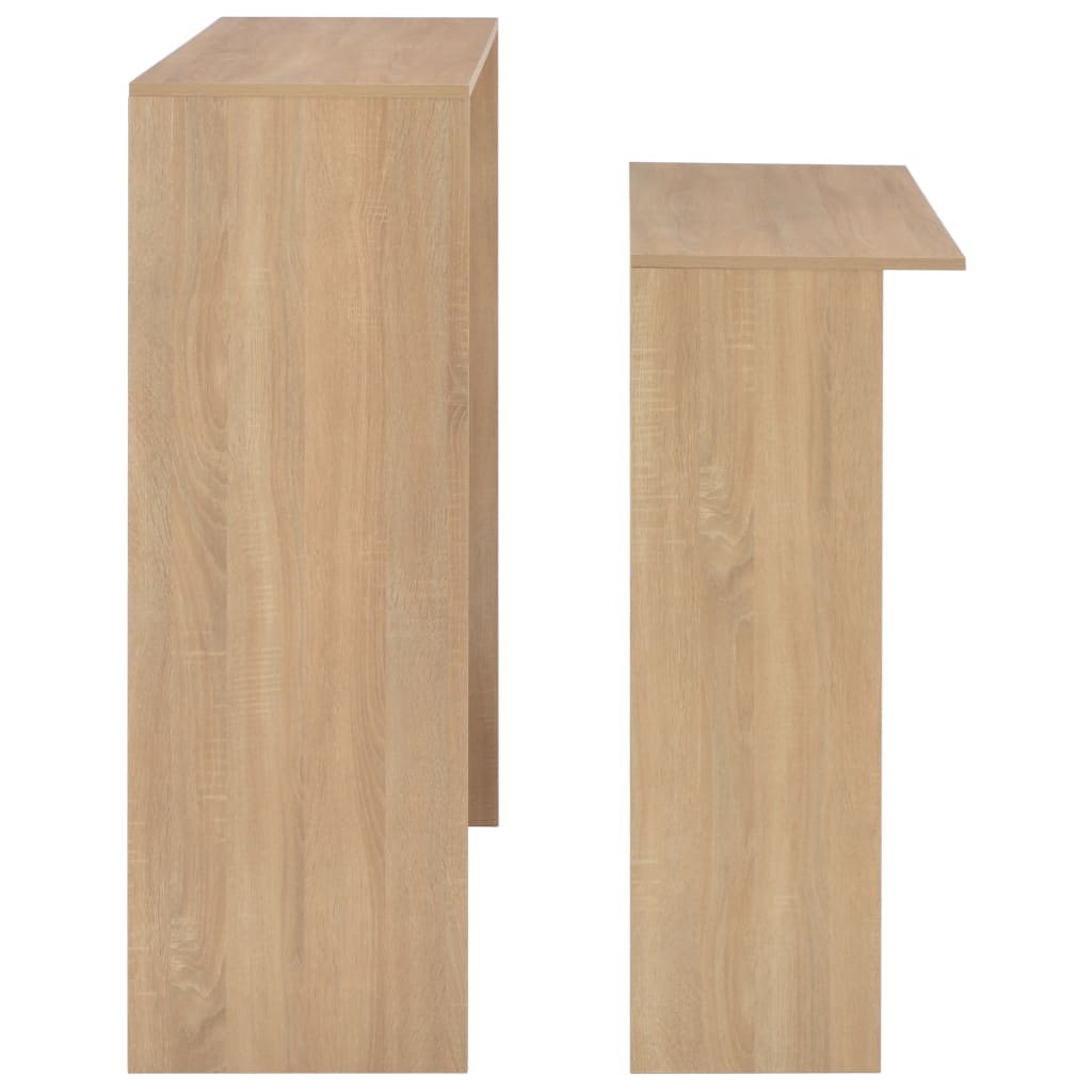 Bar Table With 2 Table Tops 130X40X120 Cm