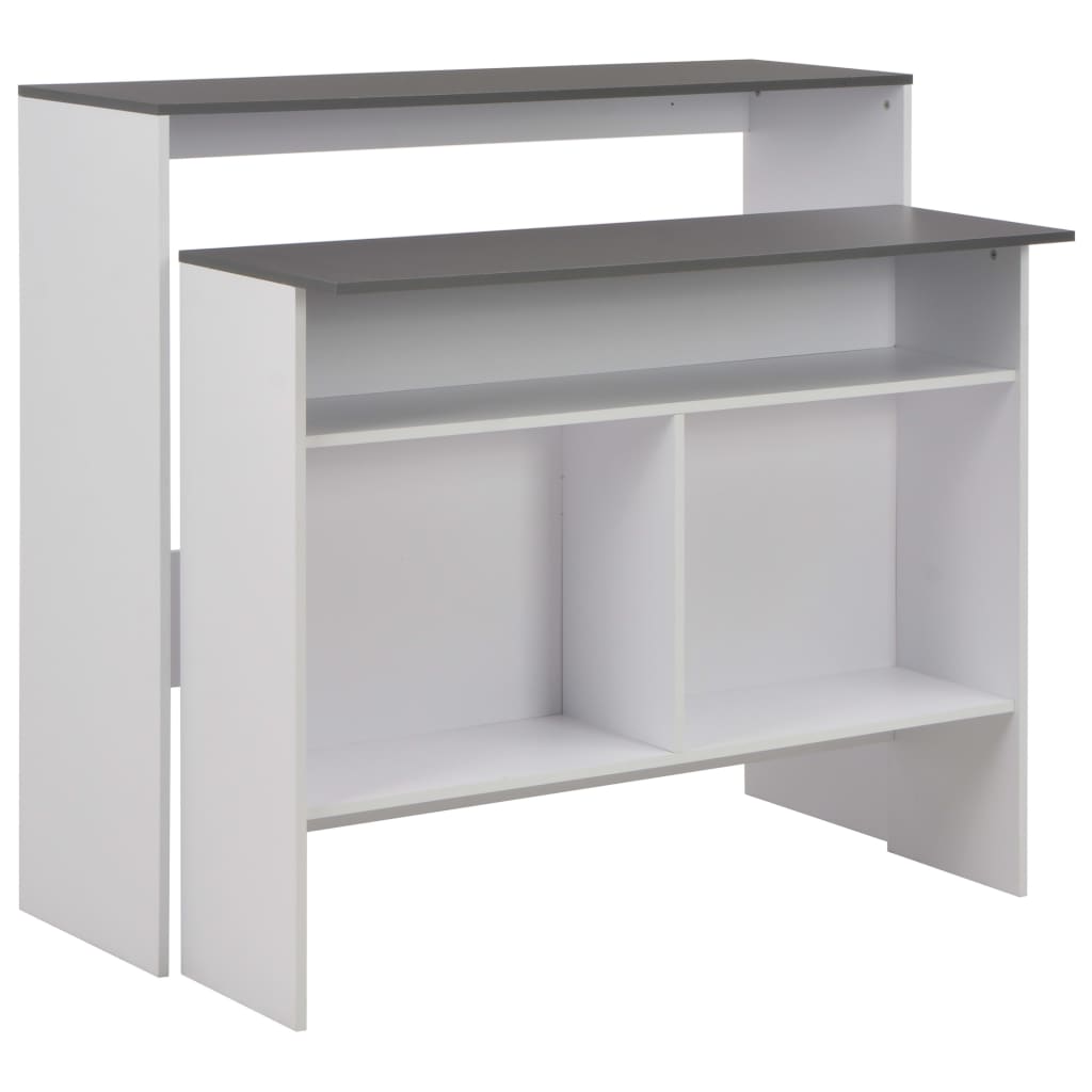 Bar Table With 2 Table Tops 130X40X120 Cm