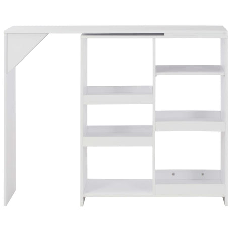 Bar Table With Moveable Shelf 138X39X110 Cm