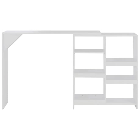 Bar Table With Moveable Shelf 138X39X110 Cm