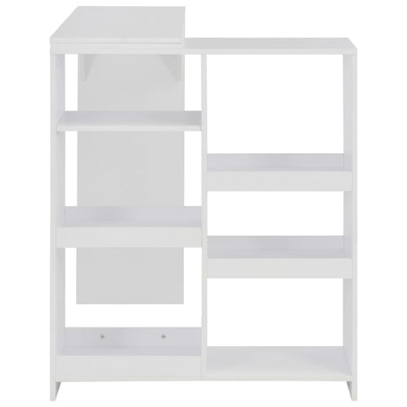 Bar Table With Moveable Shelf 138X39X110 Cm