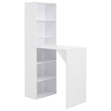 Bar Table With Cabinet 115X59X200 Cm