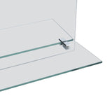 Wall Mirror With Shelf Tempered Glass