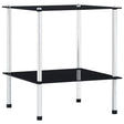 4-Tier Shelf 40X40X Tempered Glass