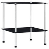 4-Tier Shelf 40X40X Tempered Glass
