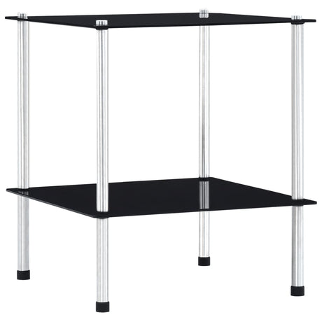 4-Tier Shelf 40X40X Tempered Glass