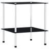 4-Tier Shelf 40X40X Tempered Glass