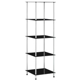 4-Tier Shelf 40X40X Tempered Glass