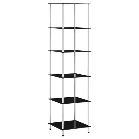 4-Tier Shelf 40X40X Tempered Glass