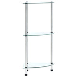 Shelf 30X30X67 Cm Tempered Glass