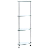 Shelf 30X30X67 Cm Tempered Glass