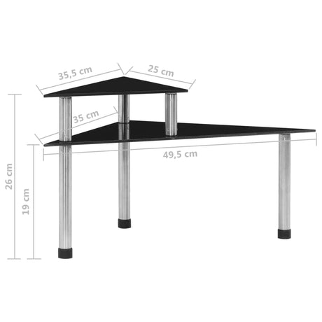 Kitchen Shelf 49.5X35X26 Cm Tempered Glass
