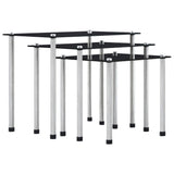 Nesting Tables 3 Pcs Tempered Glass