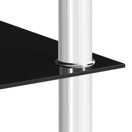 Side Table 45X50X45 Cm Tempered Glass