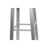 Bar Stools 2 Pcs Metal With Mdf Seat