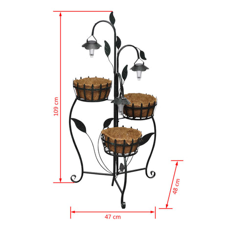 Solar Led Plant Rack
