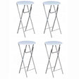 Bar Tables 4 Pcs With Mdf Tabletop
