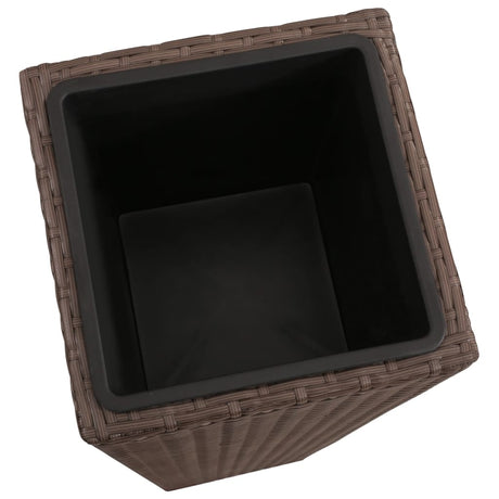 Garden Raised Beds 3 Pcs Poly Rattan