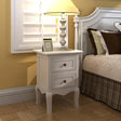 Bedside Cabinet 2 Pcs White 35X30X49 Cm Mdf