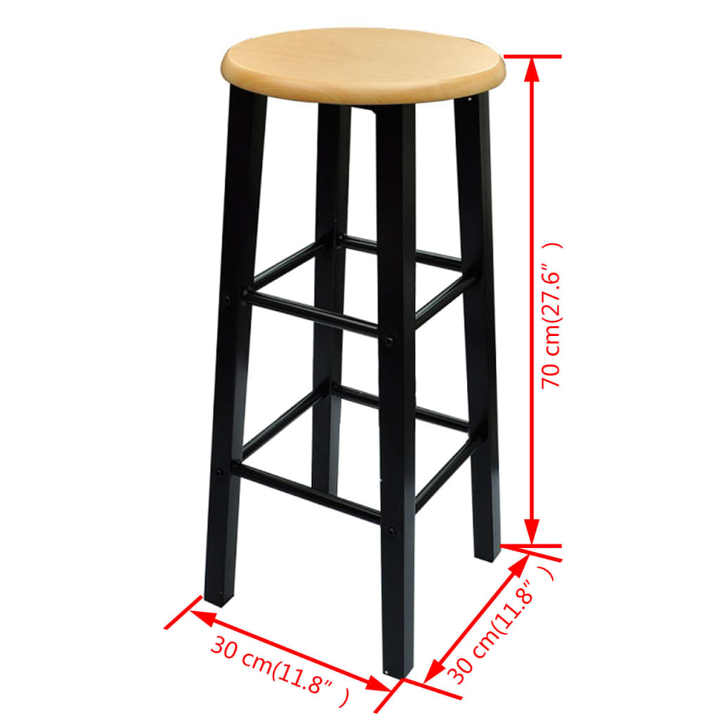 Breakfast/Dinner Table Dining Set Mdf With Black
