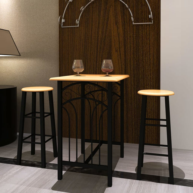 Breakfast/Dinner Table Dining Set Mdf With Black