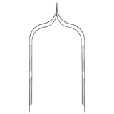 Garden Arch Spike Design Climbing Plants Dark Green