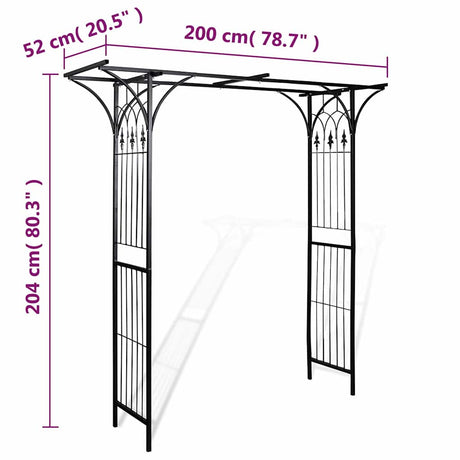 Garden Arch 200X52X204 Cm