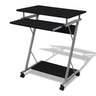 Compact Computer Desk With Pull-Out Keyboard Tray