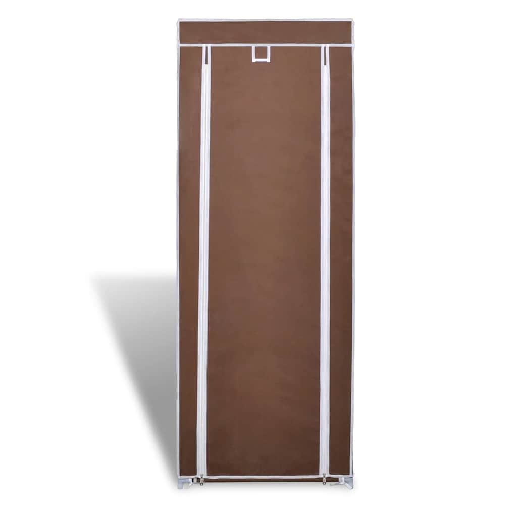 Fabric Shoe Cabinet With Cover 162 X 57 X 29 Cm