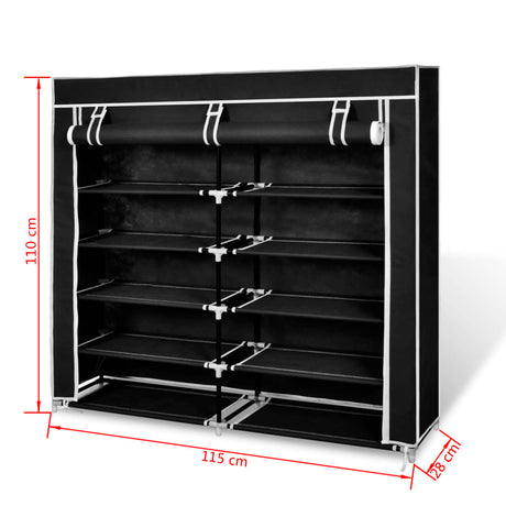 Fabric Shoe Cabinet With Cover