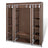 Fabric Wardrobe With Compartments And Rods 45X150X176 Cm