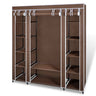 Fabric Wardrobe With Compartments And Rods 45X150X176 Cm