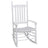 Rocking Chair With Curved Seat Poplar Wood