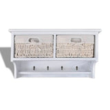 Wall Shelf 60X23.5X33 Cm Paulownia Wood