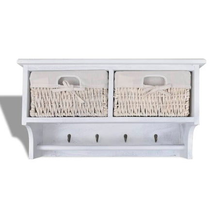 Wall Shelf 60X23.5X33 Cm Paulownia Wood