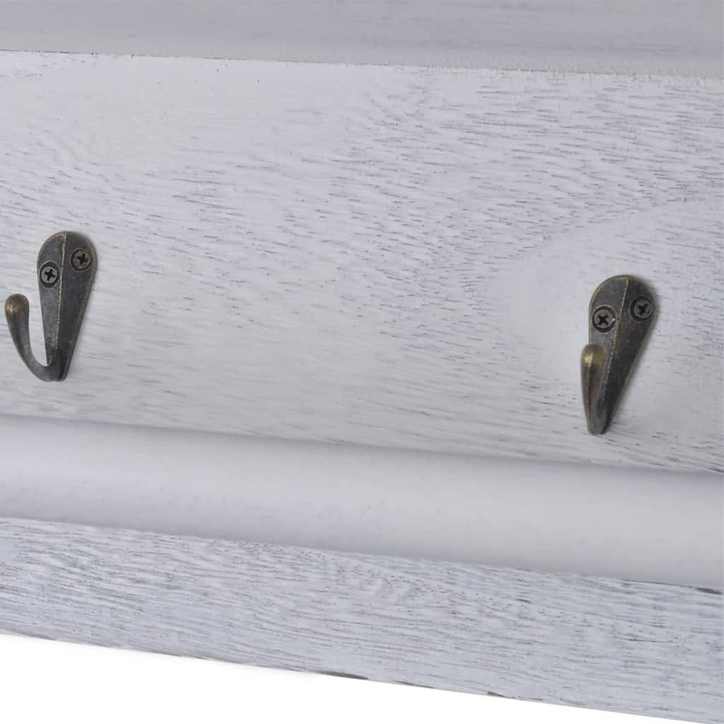 Wall Shelf 60X23.5X33 Cm Paulownia Wood