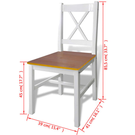 5 Piece Dining Set And White